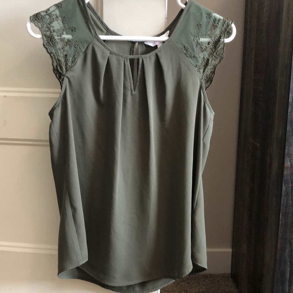 Candies Olive Green Blouse